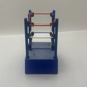 2020 WWE Mattel Wrestling Ring Cart Playset Blue Accessory ONLY For Wrestlers